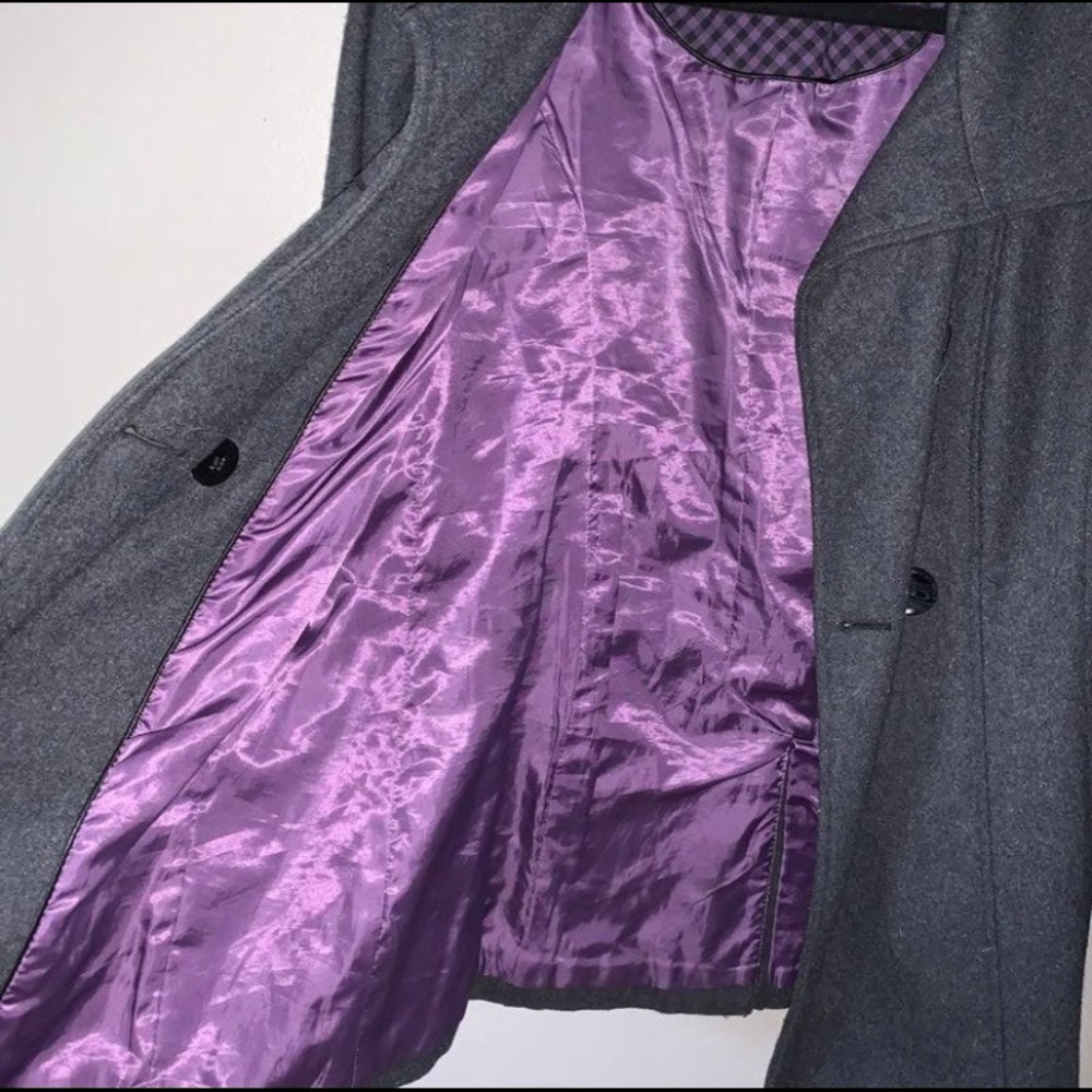 Steve Madden Jackets & Coats | Steve Madden Black Wool Pea Coat Size Medium